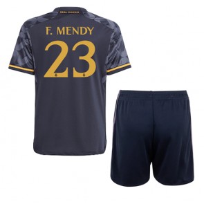 Real Madrid Ferland Mendy #23 Udebanesæt Børn 2023-24 Kort ærmer (+ korte bukser)